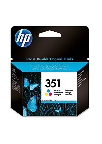 HP 351 CB337EE, Tricolor, Cartucho de Tinta Original, compatible con impresoras de inyección de tinta HP Deskjet D4260, D4300, Photosmart C5280, C4200, Officejet J5780, J5730