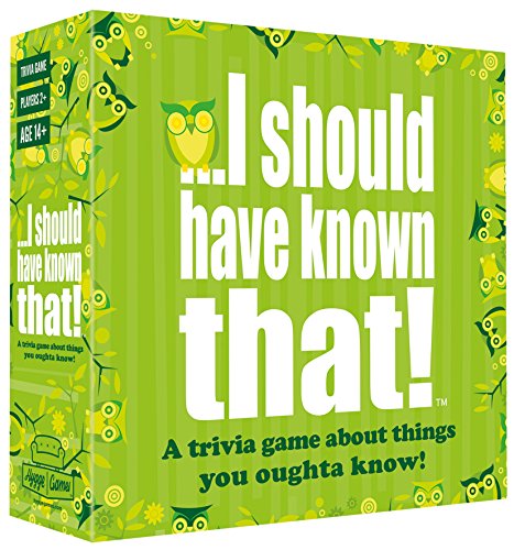 I should have known that. 21026 "About Things You Oughta Know. Trivia Card Game