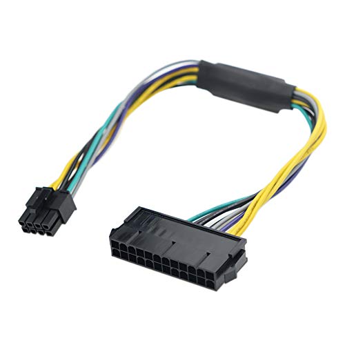 iHaospace 24 Pin to 8 Pin ATX Power Supply Adapter Cable for DELL Optiplex 3020 7020 9020 iHaospace 24 Pin to 8 Pin ATX Power Supply Adapter Cable for DELL Optiplex 3020 7020 9020