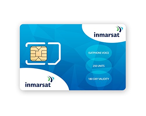 Inmarsat - Tarjeta SIM Prepaga IsatPhone con 250 Unidades (167 Minutos)