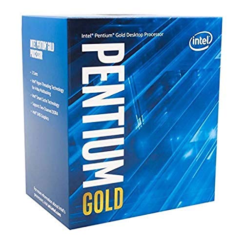 Intel® Procesador Pentium Gold G-6400 para Equipos de sobremesa de 2 núcleos LGA1200 a 4,0 GHz (chipset Intel® Serie 400) 58W (BX80701G6400) Intel® Procesador Pentium Gold G-6400 para Equipos de sobremesa de 2 núcleos LGA1200 a 4,0 GHz (chipset Intel® Serie 400) 58W (BX80701G6400)