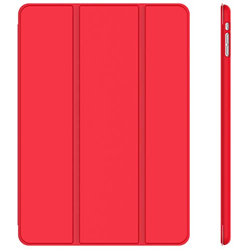 JETech Funda para iPad mini 1 2 3, Carcasa con Soporte Función, Auto-Sueño/Estela, Rojo