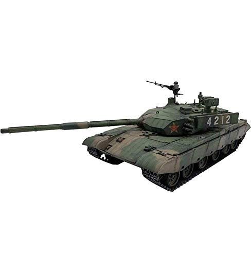 JIALI 1/35 Scale Diecast Tank Modelo, Tipo 99 Modelo de Resina del Tanque de Batalla Principal, Juguetes Militares y Regalos, 4.1 Pulgadas x 3.9 Pulgadas