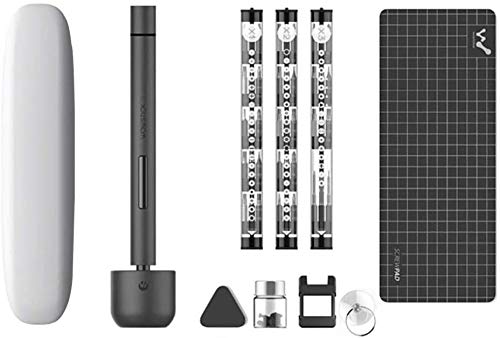 Juego de destornilladores eléctricos Wowstick 1F Pro, destornillador de precisión 64 en 1 destornillador inalámbrico con cargador de batería de iones de litio LED