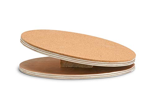 Karlie 1030510 Bogie Disco de Madera Running Disc con con Revestimiento de Corcho, 25 cm, M