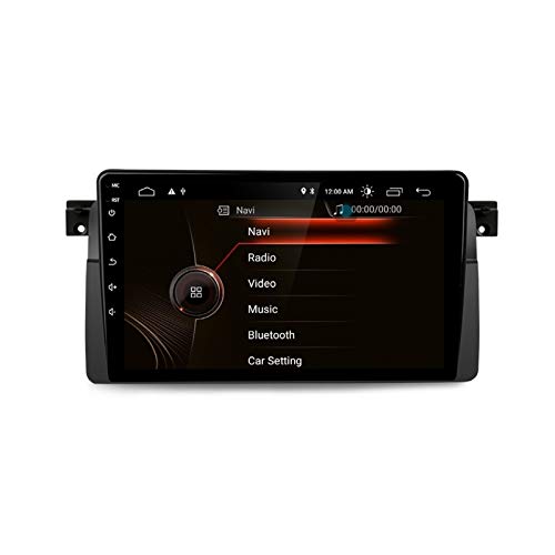 KCSAC 9"4G LTE Android 10.0 Navegación para BMW E46 M3 Rover 75 1999-2005 Coche Multimedia Player GPS Radio Estéreo (Color : 1 16 4CORE)