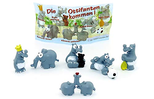 Kinder Überraschung Niños Sorpresa OTTI fanten Figura Conjunto de Otto Waalkes con Notas de Beipack (6 Figuras La Serie – de Firma Brandt)