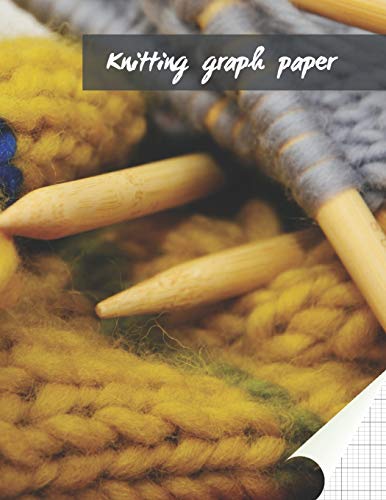 KNITTING GRAPH PAPER: A KNITTER´S PATTERN JOURNAL |  4:5 RATIO (40 stitches = 50 rows) | LARGE DESIGN LOG BOOK | RECTANGULAR PATTERN GRID TO REFLECT THE ACTUAL SHAPE OF A KNITTING STITCH