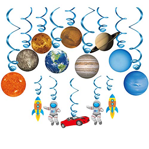 Konsait Sistema Solar decoración Colgante remolinos (14Pack), Adornos de espirales serpentinas para Infantiles Niños Bebés Habitación Techo cumpleaños Fiesta decoración Suministros Konsait Sistema Solar decoración Colgante remolinos (14Pack), Adornos de espirales serpentinas para Infantiles Niños Bebés Habitación Techo cumpleaños Fiesta decoración Suministros