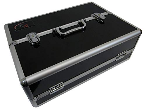 KR Multicase - Funda de aluminio con doble tapa y bandeja para necrones: fantasma / arca del fin + 2 destructores pesados y 3 soportes, 2 comandos de catacumula / barcaza de aniquilación KR Multicase - Funda de aluminio con doble tapa y bandeja para necrones: fantasma / arca del fin + 2 destructores pesados y 3 soportes, 2 comandos de catacumula / barcaza de aniquilación