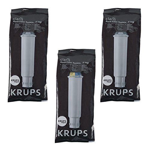 KRUPS F088 Aqua Filter System Water Filtration Cartridge - 3 Pack by KRUPS KRUPS F088 Aqua Filter System Water Filtration Cartridge - 3 Pack by KRUPS