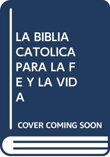 LA BIBLIA CATÓLICA PARA LA FE Y LA VIDA: edición dos tintas / símil piel con cremallera