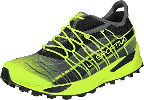 La Sportiva Mutant, Zapatillas de Trail Running Hombre, Multicolor (Apple Green/Carbon 000), 43 EU