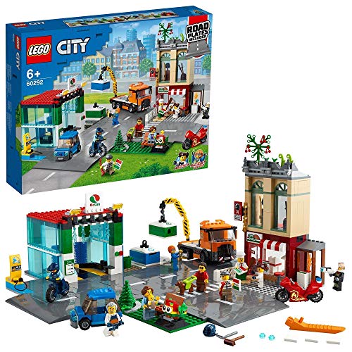 LEGO 60292 City Centro Urbano Set de Construcción con Moto, Bici, Camión, Placas de Carretera y 8 Figuras para Niños y Niñas LEGO 60292 City Centro Urbano Set de Construcción con Moto, Bici, Camión, Placas de Carretera y 8 Figuras para Niños y Niñas