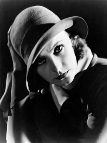 Lienzo 50 x 70 cm: INSPIRATION, Greta Garbo, portrait by Clarence Sinclair Bull, 1931 de Everett Collection - cuadro terminado, cuadro sobre bastidor, lámina terminada sobre lienzo auténtico, impre...