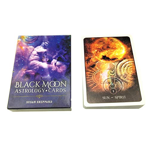 llio Black Moon Astrology Oracle Cards Full English 52 Cards Deck Rebajas Viernes Negro 2020 Juego de Mesa