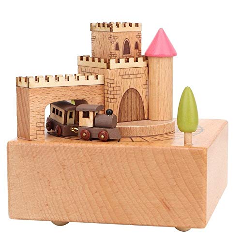 L.L.QYL La Caja de música Forma Caja de Regalo de la música de Escritorio Castillo decoración de Madera Caja de música Crafts Bonito Regalo for el cumpleaños Juego de Trono de Metal Buen Regalo L.L.QYL La Caja de música Forma Caja de Regalo de la música de Escritorio Castillo decoración de Madera Caja de música Crafts Bonito Regalo for el cumpleaños Juego de Trono de Metal Buen Regalo
