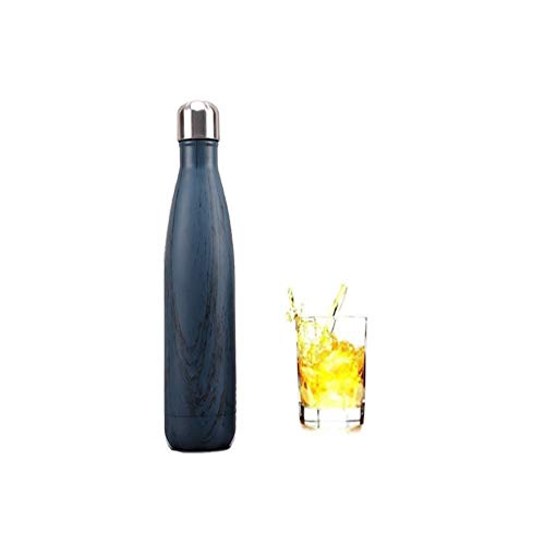 Local Makes A Comeback -Botella de Agua Doble Pared para de Vacío Mantener tus Bebidas Frías por 24 Horas y Calientes por 12 Horas, Wave, 500ml Local Makes A Comeback -Botella de Agua Doble Pared para de Vacío Mantener tus Bebidas Frías por 24 Horas y Calientes por 12 Horas, Wave, 500ml