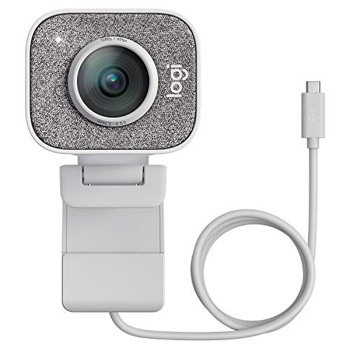 Logitech StreamCam, Cámara Web con USB-C para Streaming de vídeo y creación de Contenido, Vídeo Vertical Full HD 1080p a 60 fps, Versatilidad de Montaje, para Youtube, Gaming Twitch, PC/Mac, Blanco Logitech StreamCam, Cámara Web con USB-C para Streaming de vídeo y creación de Contenido, Vídeo Vertical Full HD 1080p a 60 fps, Versatilidad de Montaje, para Youtube, Gaming Twitch, PC/Mac, Blanco
