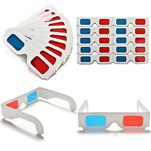 Lote de 20 Pcs de Gafas 3D Anaglifos de Papel Cartón - Envío Desde España 24-48 Horas Baratas Lote de 20 Pcs de Gafas 3D Anaglifos de Papel Cartón - Envío Desde España 24-48 Horas Baratas