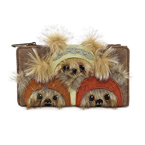 Loungefly Star Wars by Wallet Ewok Trio Wallets
