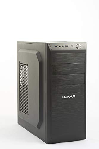 LUMAR Ordenador Sobremesa/Intel Core i7 Up to 4x3,9Ghz / 16GB RAM / 480GB SSD + 3TB HDD/DVDRW/HDMI/USB 3.0 / Windows 10 Pro Trial