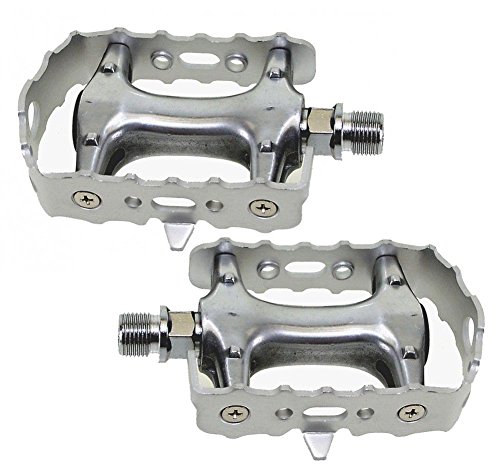 'M-Wave VTT Pédales trekking Pédales Aluminium 9/16 Argent 'M-Wave VTT Pédales trekking Pédales Aluminium 9/16 Argent