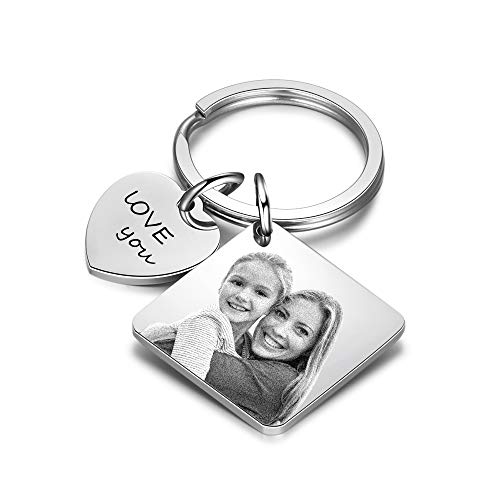 Madeindirect Llavero Personalizado con Grabado de Acero Inoxidable para el día de la Amistad o la Familia, Ideal como Regalo Madeindirect Llavero Personalizado con Grabado de Acero Inoxidable para el día de la Amistad o la Familia, Ideal como Regalo