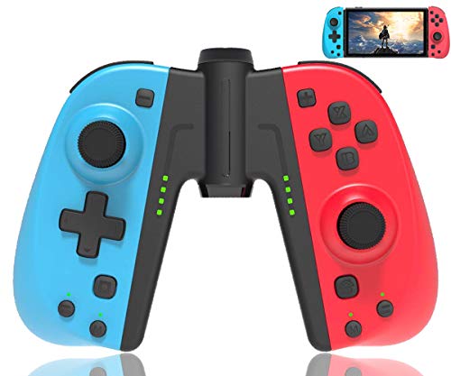 Maegoo Mando para Nintendo Switch, Bluetooth Switch Mandos Joycon Joypad Gamepad Joystick Compatible para Nintendo Switch, con Función Turbo, Sensor 6 Gyro Axis, Vibración de Motor Dual