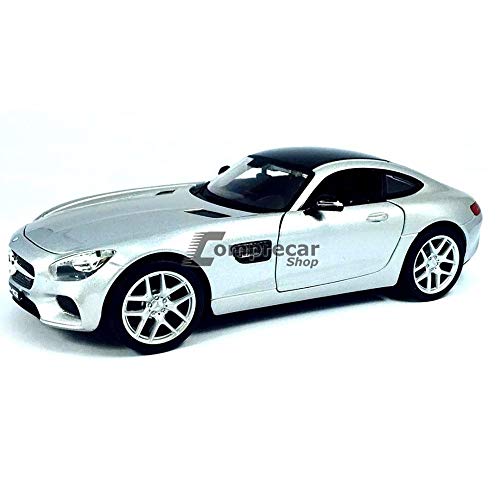 Maisto 1/24 Scale Diecast Metal Model 31134 - Mercedes AMG GT - Silver