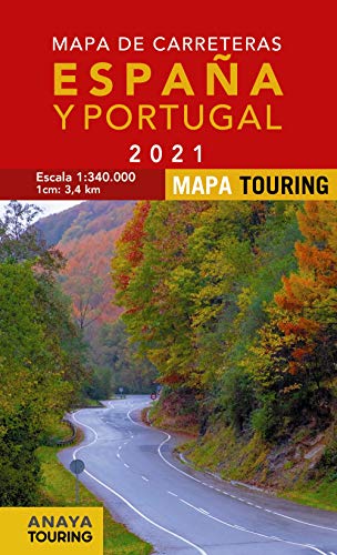 Mapa de Carreteras de España y Portugal 1:340.000, 2021 Mapa de Carreteras de España y Portugal 1:340.000, 2021