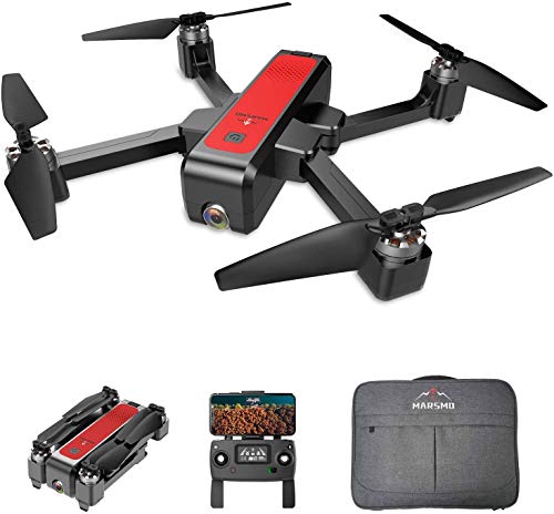 MARSMO B4W WiFi FPV Drone con cámara Ajustable en Vivo de 2K 3 Modos de Vuelo, Distancia de Control de Aproximadamente 1,6 km, planificación Inteligente de rutas, Seguimiento de Aplicaciones