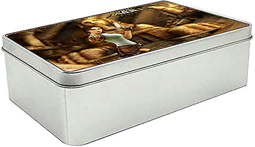 MasTazas Tomb Raider Anniversary Lara Croft B Caja Lata Metal Tin Box