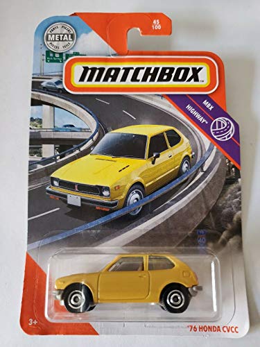 Matchbox 2020 MBX Highway 45/100 - CVCC '76 (amarillo)