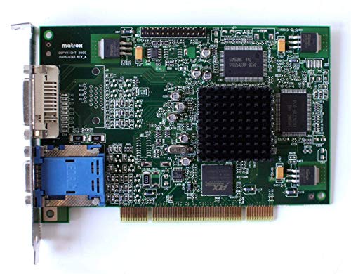 Matrox Millennium G450 32MB 64-bit DDR PCI Tarjeta de Vídeo, 7003-0301 Rev.A