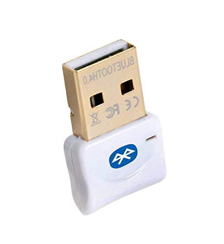 Maxesla Adaptador de Bluetooth 4.0 Bluetooth USB PC Bluetooth Transmisor y Receptor para PC con Windows XP/7/8/10/Vista, Plug and Play Compatible con Auriculares, Altavoces, Teclados, Ratónes