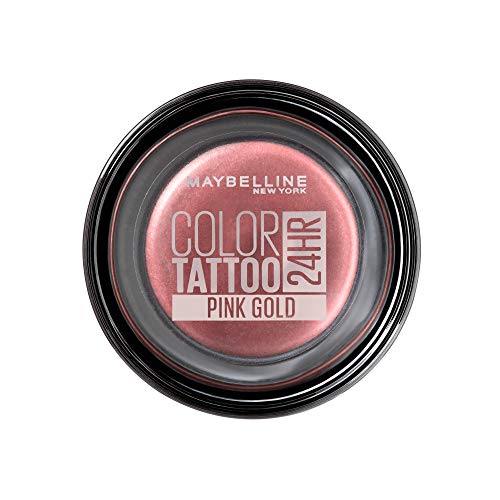Maybelline New York Tattoo 24H Sombra de Ojos, Tono: nº65 Pink Gold Maybelline New York Tattoo 24H Sombra de Ojos, Tono: nº65 Pink Gold