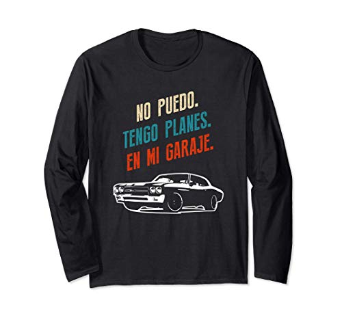 mecánico de autos antiguos con planes para el fin de semana Manga Larga mecánico de autos antiguos con planes para el fin de semana Manga Larga