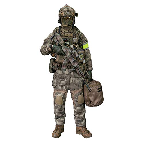 Mecotecn 1/6 Figuras Soldados, Soldado de Juguete con Arma, Figuras Militares Conjuntos de Juegos - Tropas Especiales de SSO de la Federación de Rusia
