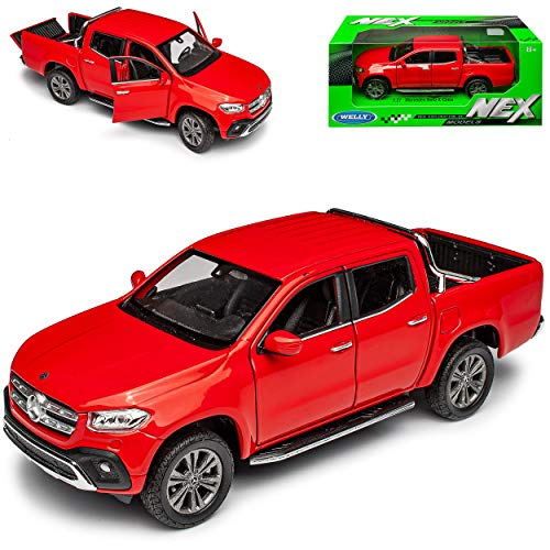 Mercedes-Benz Clase X Pick-Up 470 Rojo 2017-2020 1/27 1/24 Welly Modelo Coche