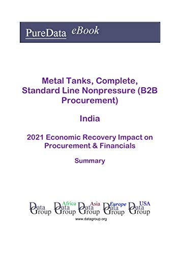 Metal Tanks, Complete, Standard Line Nonpressure (B2B Procurement) India Summary: 2021 Economic Recovery Impact on Revenues & Financials (English Edition)