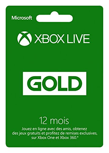 Microsoft Xbox 360 LIVE 12-Month Gold Subscription Card, FR - accesorios de juegos de pc (FR) Microsoft Xbox 360 LIVE 12-Month Gold Subscription Card, FR - accesorios de juegos de pc (FR)