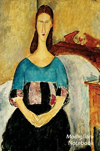 Modigliani Notebook: Portrait of Jeanne Hebuterne, Seated Journal | 100-Page Beautiful Lined Art Notebook | 6 X 9 Artsy Journal Notebook (Art Masterpieces) [Idioma Inglés]