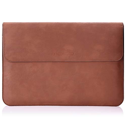 MoKo Funda Compatible con Laptop 13.3 Pulgadas, PU Bolsa Protectora para MacBook Air 13-Inch Retina, MacBook Pro 13", DELL XPS 13, Samsung Notebook 13.3 - Marrón MoKo Funda Compatible con Laptop 13.3 Pulgadas, PU Bolsa Protectora para MacBook Air 13-Inch Retina, MacBook Pro 13", DELL XPS 13, Samsung Notebook 13.3 - Marrón