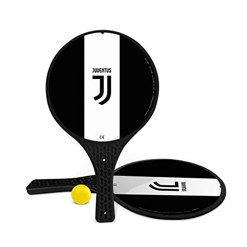 Mondo Toys- 2 Raquetas de plástico - Bola de Goma - Juego de Playa para niños y Adultos - Producto Oficial del F.C. Juventus Torino Unisex - 15022 Mondo Toys- 2 Raquetas de plástico - Bola de Goma - Juego de Playa para niños y Adultos - Producto Oficial del F.C. Juventus Torino Unisex - 15022