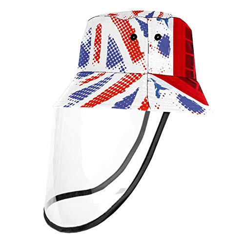 MUMIMI - Sombrero de verano plegable con diseño de quiosco de Londres Multicolor multicolor Large