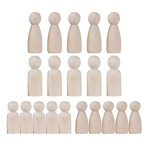 Muñecas Con Clavijas De Madera Sin Terminar Figuras De Madera Cuerpos De Muñecas Pequeñas De Madera Decoraciones De Personas Para Niños Arte Y Manualidades Creativas De Bricolaje 20 Piezas Muñecas Con Clavijas De Madera Sin Terminar Figuras De Madera Cuerpos De Muñecas Pequeñas De Madera Decoraciones De Personas Para Niños Arte Y Manualidades Creativas De Bricolaje 20 Piezas
