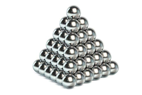 myHodo Bolas Magnéticas Antiestrés, Bolitas Magnéticas Versátiles, Imanes Pequeños, Magnet Balls, Gran Idea de Regalo, Bolas de Iman, Imanes para Superficies Magnéticas (64 Piezas, Plata)