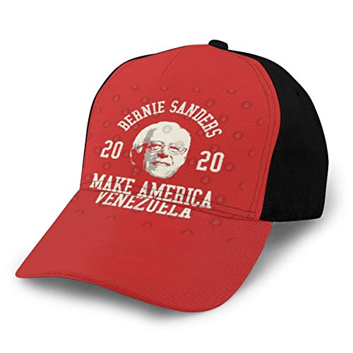 N/ Make America Venezuela Bernie Sanders 2020 - Gorra de béisbol, color negro N/ Make America Venezuela Bernie Sanders 2020 - Gorra de béisbol, color negro