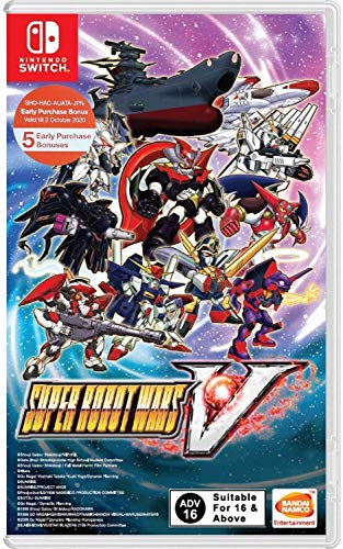Namco Bandai Super Robot Wars V (Game in English) Nintendo Switch vídeo Juego